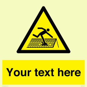 Custom Figure on Roof Sign